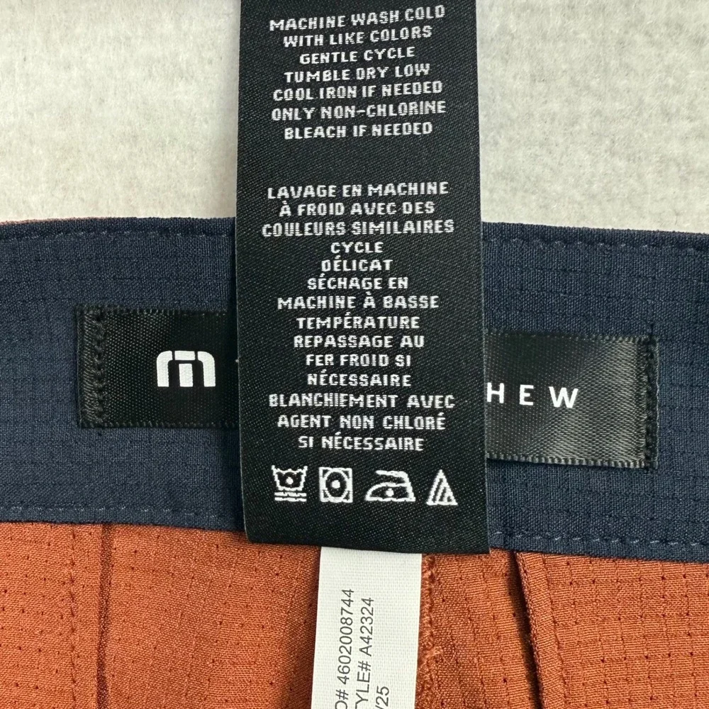 Travis Mathew Step Dance Shorts Mens 30 Maple Brown‎ A42324 9